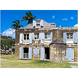 nelsons dockyard
 caribbean yard antigua storehouse  photo stock