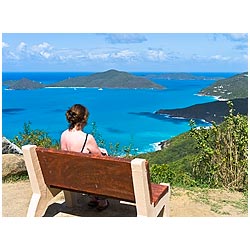 caribbean island view scenic bvi
 virgin islands  photo stock