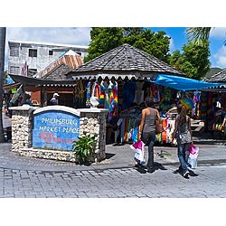 market st maarten philipsburg
 shopping  photo stock