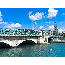 bridgetown barbados bridge caribbean  photo
 stock