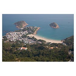 hong kong shek o shore chinese village seashore  photo stock