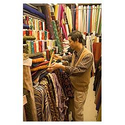 hong kong western market silk shop silk china  photo stock