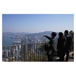 hong kong victoria peak luggard road lookout view  photo stock