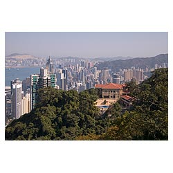 china house wealthy victoria peak hong kong luxury  photo stock