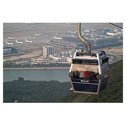 ngong ping 360 hong kong skyrail pod capsule cable  photo stock