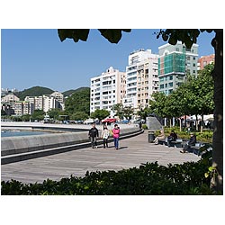 walking promenade hong kong stanley people  photo stock