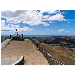 te mata new zealand people viewpoint hawkes bay  photo stock