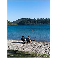 lakes new zealand holiday lagoon rotorua blue lake  photo stock