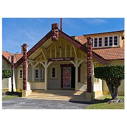 maori marae new zealand maoris heritage maraes  photo stock