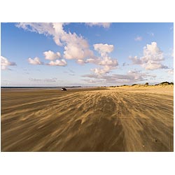 ninety mile beach new zealand northland  photo stock