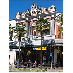 wanganui new zealand tourists cafe alfresco  photo stock