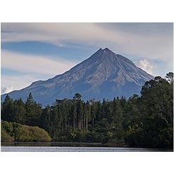 mount egmont new zealand mount taranaki mountains  photo stock