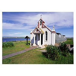 Lambs Holm POW camp - Prisoner of war Nissen church hut building scotland  photo 