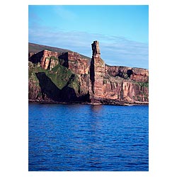 Old Man of Hoy - Sea stack red sandstone Atlantic seacliffs coast seastack rock  photo 