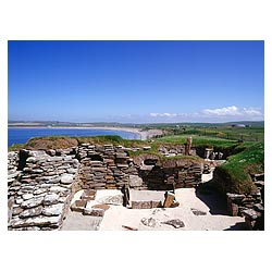 Bay of Skaill - Prehistoric neolithic village settlement stone house room ruins bronze age  photo 