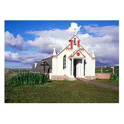  - Decorated Prisoner of war Nissen church hut building Lambs Holm pow camp  photo 