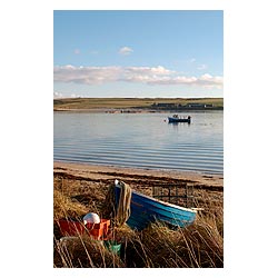  - Fishing boat beaching on Glimps Holm fish boats beach uk  photo 