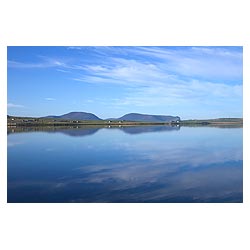 Loch of Stenness - Shores of loch Hoy Hills scotland islands peaceful tranquil water quiet  photo 