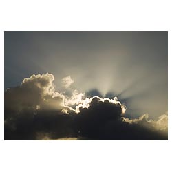 storm clouds - Black and grey sunlight from white sun stormy sky uk backlit cloud sunbeam  photo 