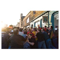 The Ba - Pack of Uppies outside Judith Glue shop christmas day  photo 