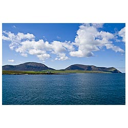 Graemsay - Oxan Point Low lighthouse Ward Hill Cuilags and Kame of Hoy scapa flow  photo 