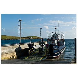  - Tourist visitors catching Egilsay Rousay ferry travel passengers  photo 