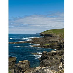  - Rousay north coast sea cliffs and sea stacks  photo 