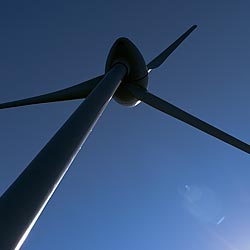 Shapinsay Development Trust - SDT Community turbine blades wind single close up  photo 