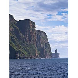 St Johns Head - Scotland Hoy high cliffs Old Man of Hoy sea stack uk coast cliff seacliffs  photo 