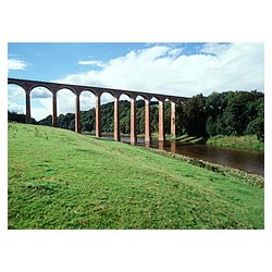  - Scottish Old railway viaduct over River Tweed scotland  photo 