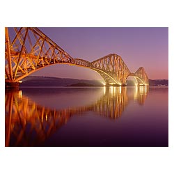 Forth Railway Bridge - Victorian Cantilever Forth rail bridge river scotland bridges night dusk  photo 