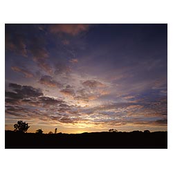  - Kilmartin valley sunset pink orange grey clouds and purple sky  photo 