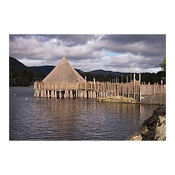 Scottish Crannog Centre - Ancient dwelling house reconstruction on Loch Tay scotland historical sites  photo 