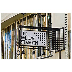  - Tea The Willow tearooms sign Charles Rennie Mackintosh design macintosh  photo 